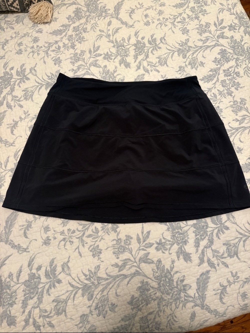 CRZ YOGA Dark Navy Active Skort with Built-In Shorts